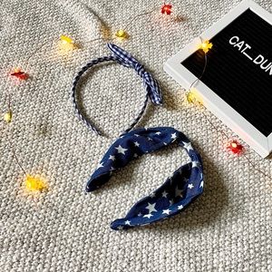 🍀Stars & Plaid Head Band Bundle